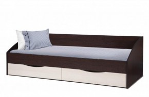 Кровать одинарная "Фея - 3" симметричная New (2000Х900) венге/вудлайн кремовый в Берёзовском - berezovskiy.mebel-74.com | фото